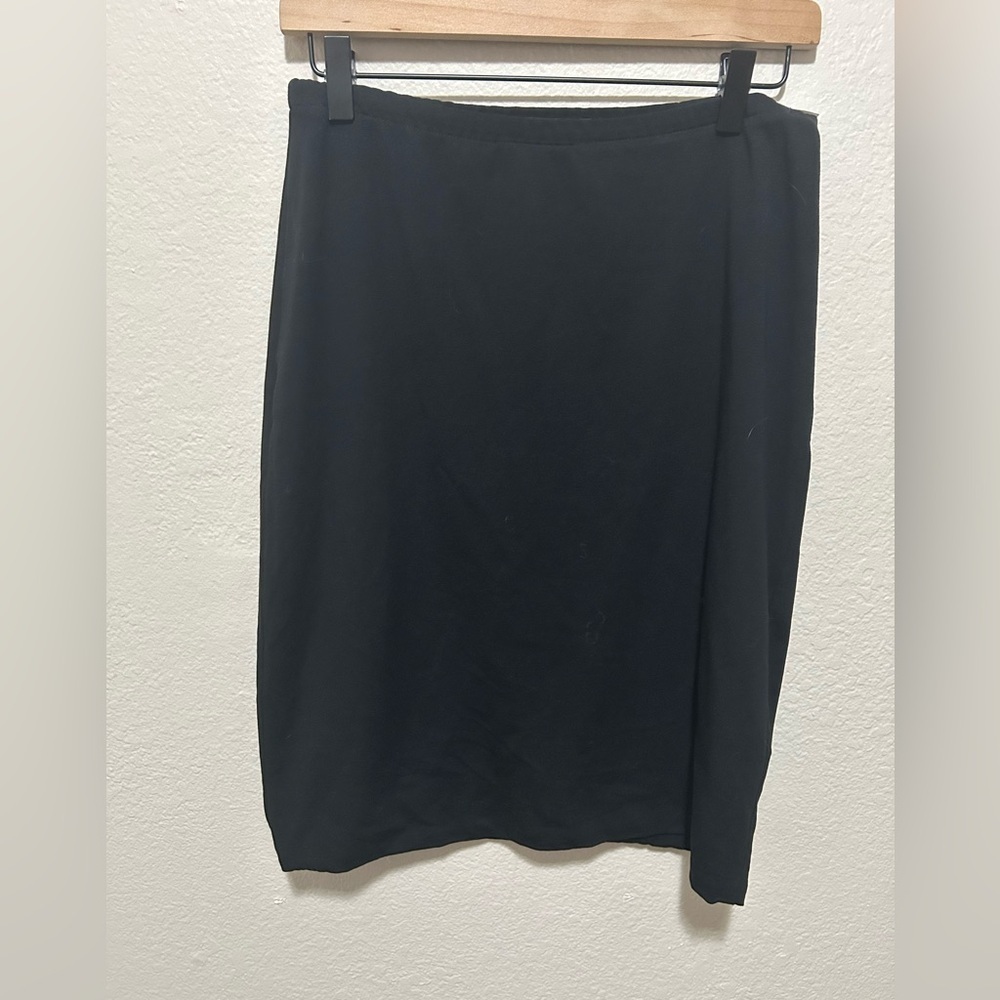Gudrun Sjödén Reversible Cotton Skirt Medium Black Floral Scandinavian Style - Picture 6 of 6